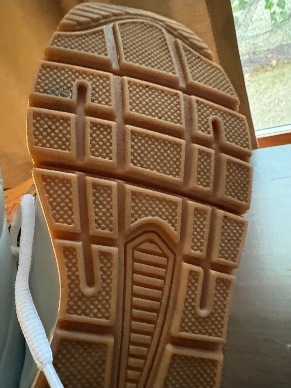 Skechers Women’s White Lace-Up Air Cushion Sneakers - Picture 3 of 4